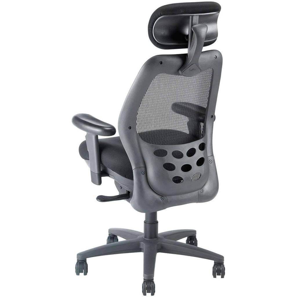 Mid Back Ergonomic Task Management Chair with Header