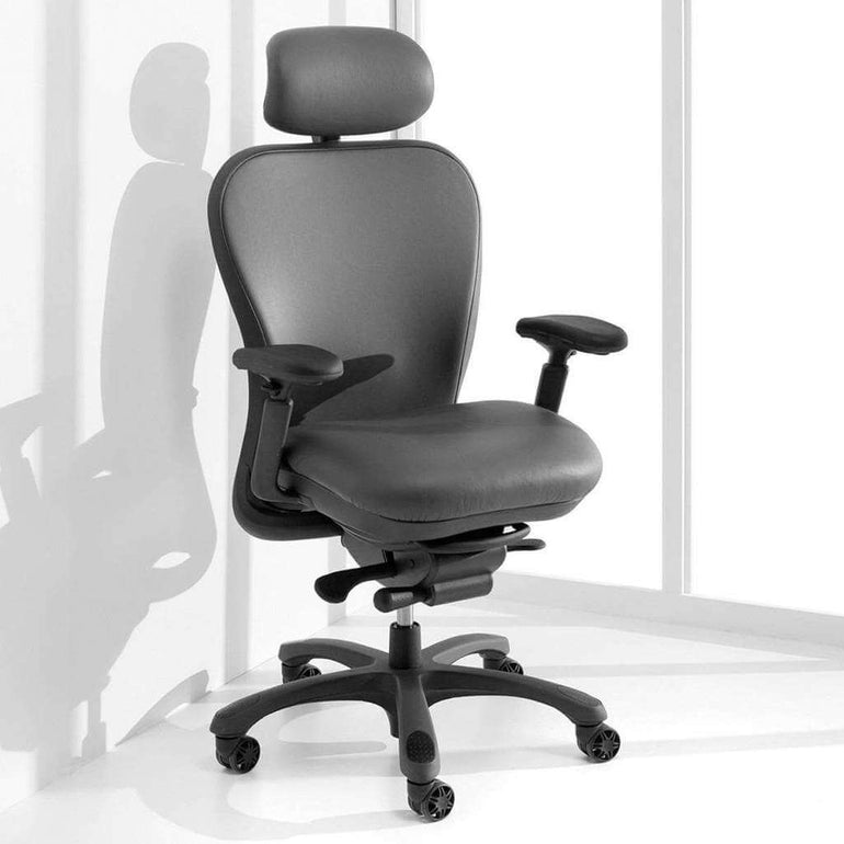 CXO Mid Back Executive Ergonomic Chair with Headrest; 6200D | Sithealthier.com