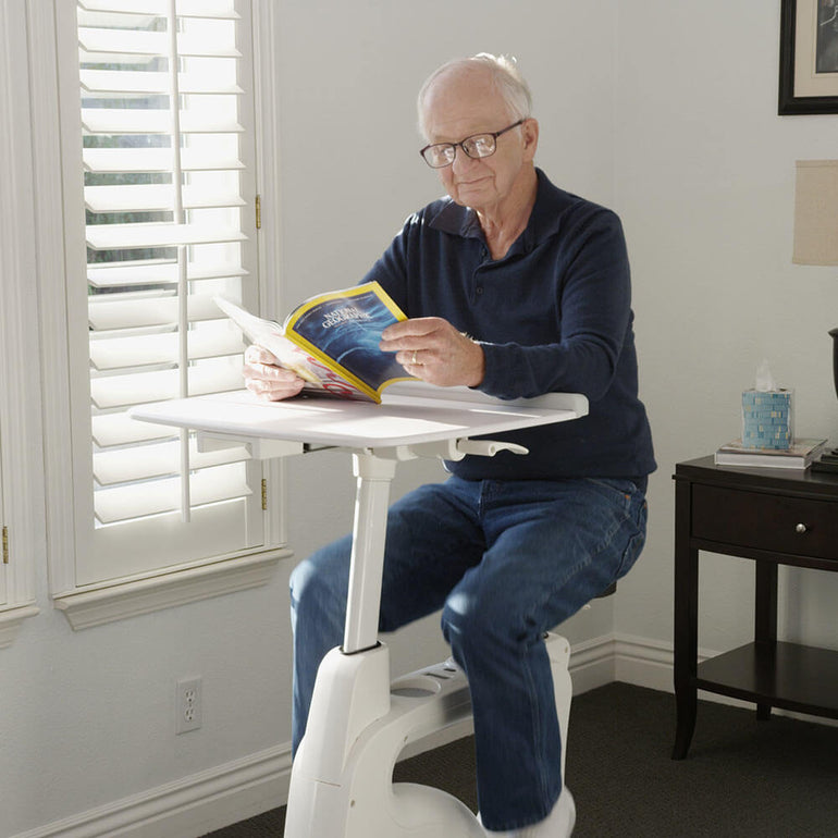 All-In-One Home Office Standing Exercise Desk Bike - Sit Healthier