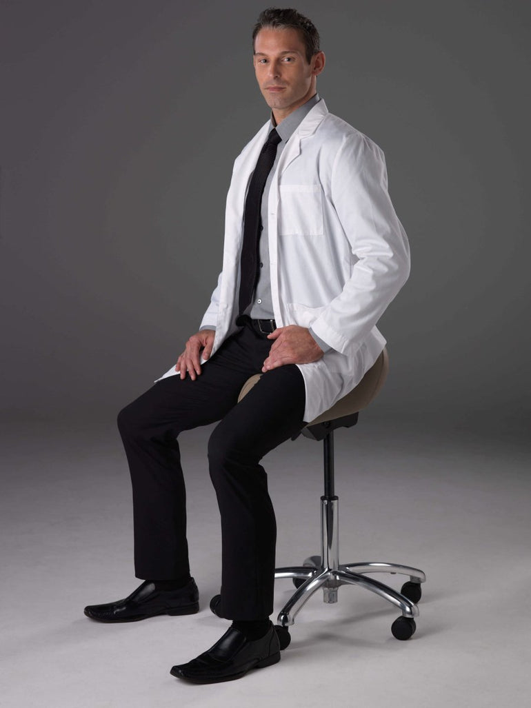 Bambach Ergonomic Saddle Stool - Back Rest and Swing Arm - Sit Healthier