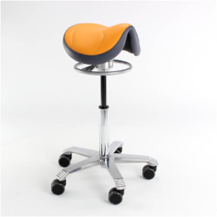 Brewer - 360° Dynamic Motion Ergonomic Saddle Stool Holland Made - Sit Healthier