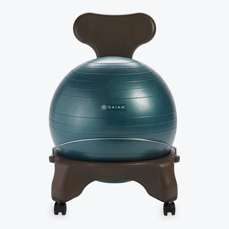 Classic Balance Yoga Ergonomic Ball Chair for Office or Home - Sit Healthier