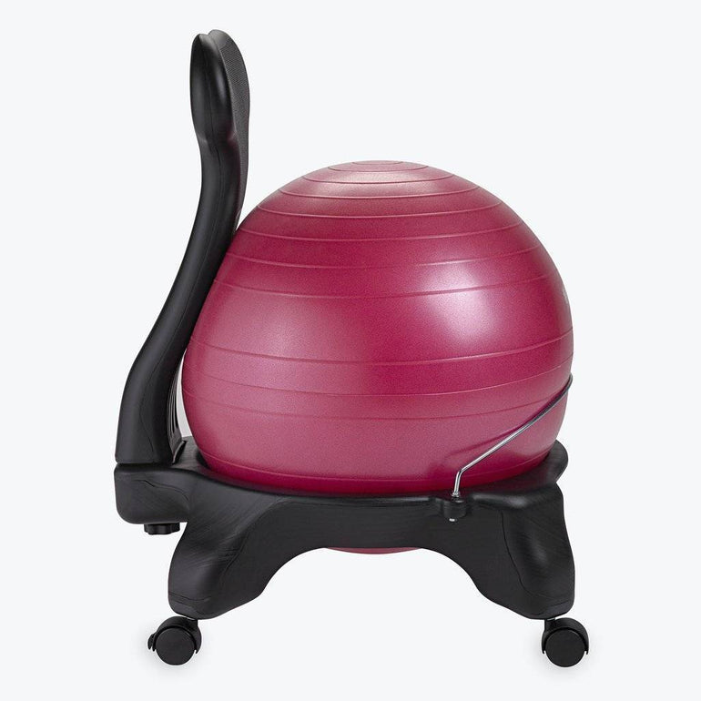 Classic Balance Yoga Ergonomic Ball Chair for Office or Home - Sit Healthier