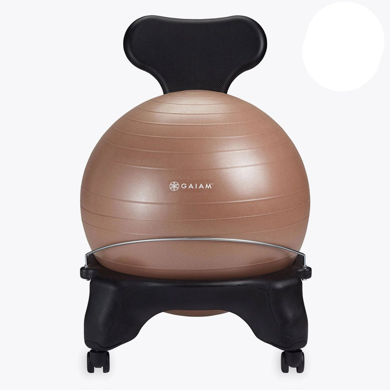 Classic Balance Yoga Ergonomic Ball Chair for Office or Home - Sit Healthier