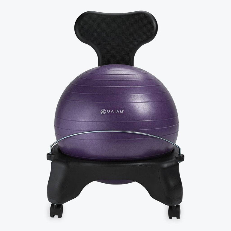 Classic Balance Yoga Ergonomic Ball Chair for Office or Home - Sit Healthier