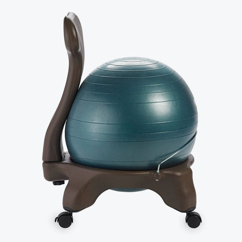 Classic Balance Yoga Ergonomic Ball Chair for Office or Home - Sit Healthier