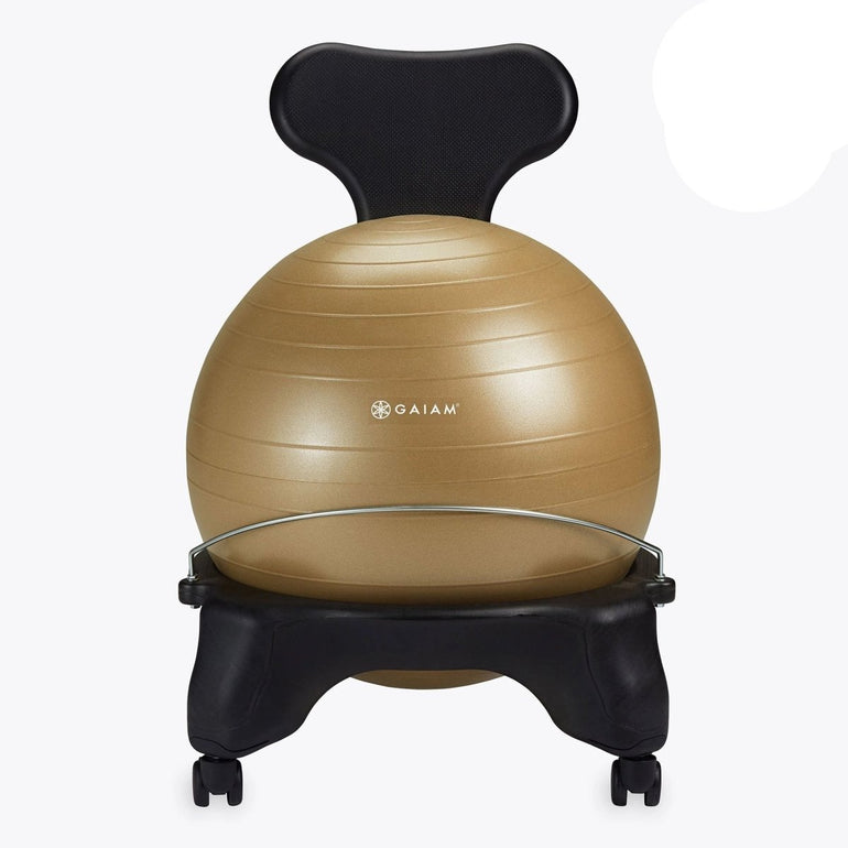 Classic Balance Yoga Ergonomic Ball Chair for Office or Home - Sit Healthier