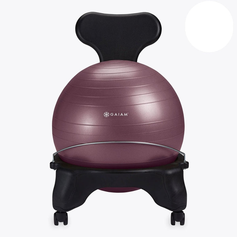 Classic Balance Yoga Ergonomic Ball Chair for Office or Home - Sit Healthier
