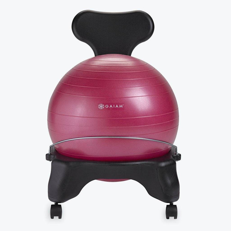 Classic Balance Yoga Ergonomic Ball Chair for Office or Home - Sit Healthier