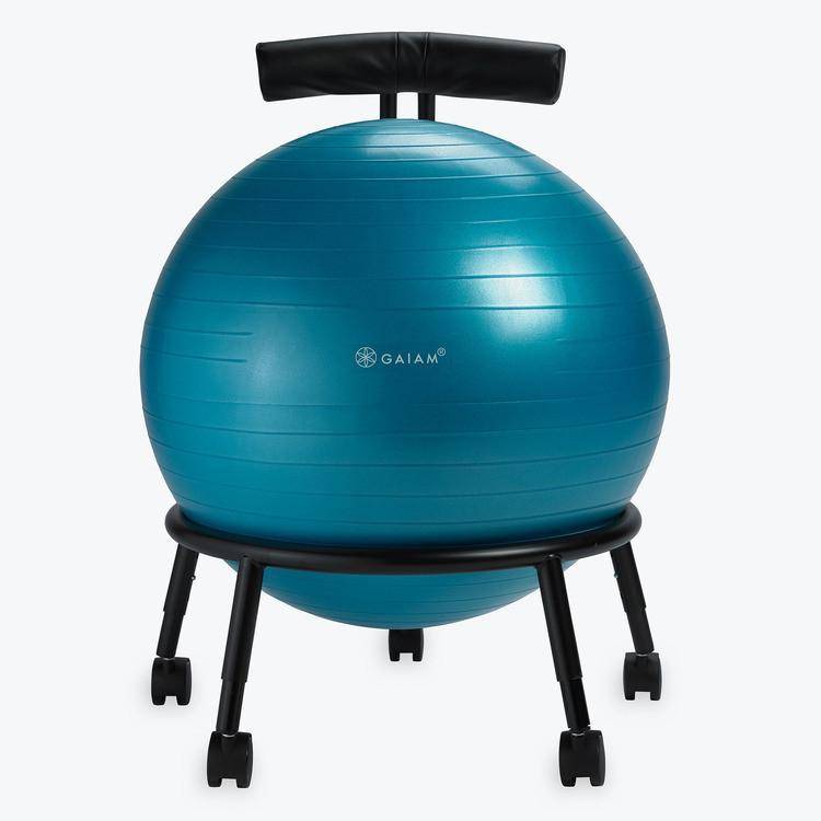 Custom Fit Yoga Balance Ball Chair - Sit Healthier