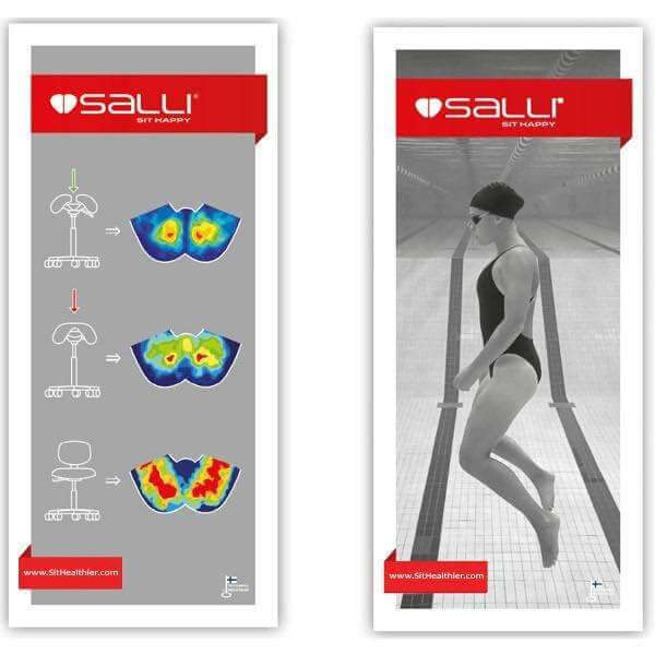 Salli Basic Ergonomic Saddle Medical Chair or stool | SitHealthier.com