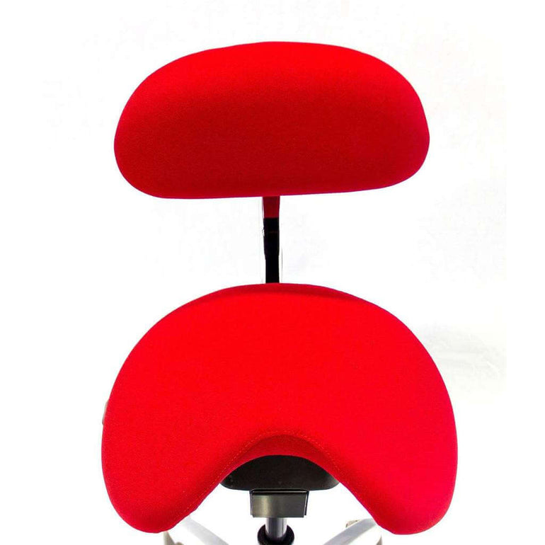 English Saddle Style with Lumbar Back Office Chair - Sit Healthier