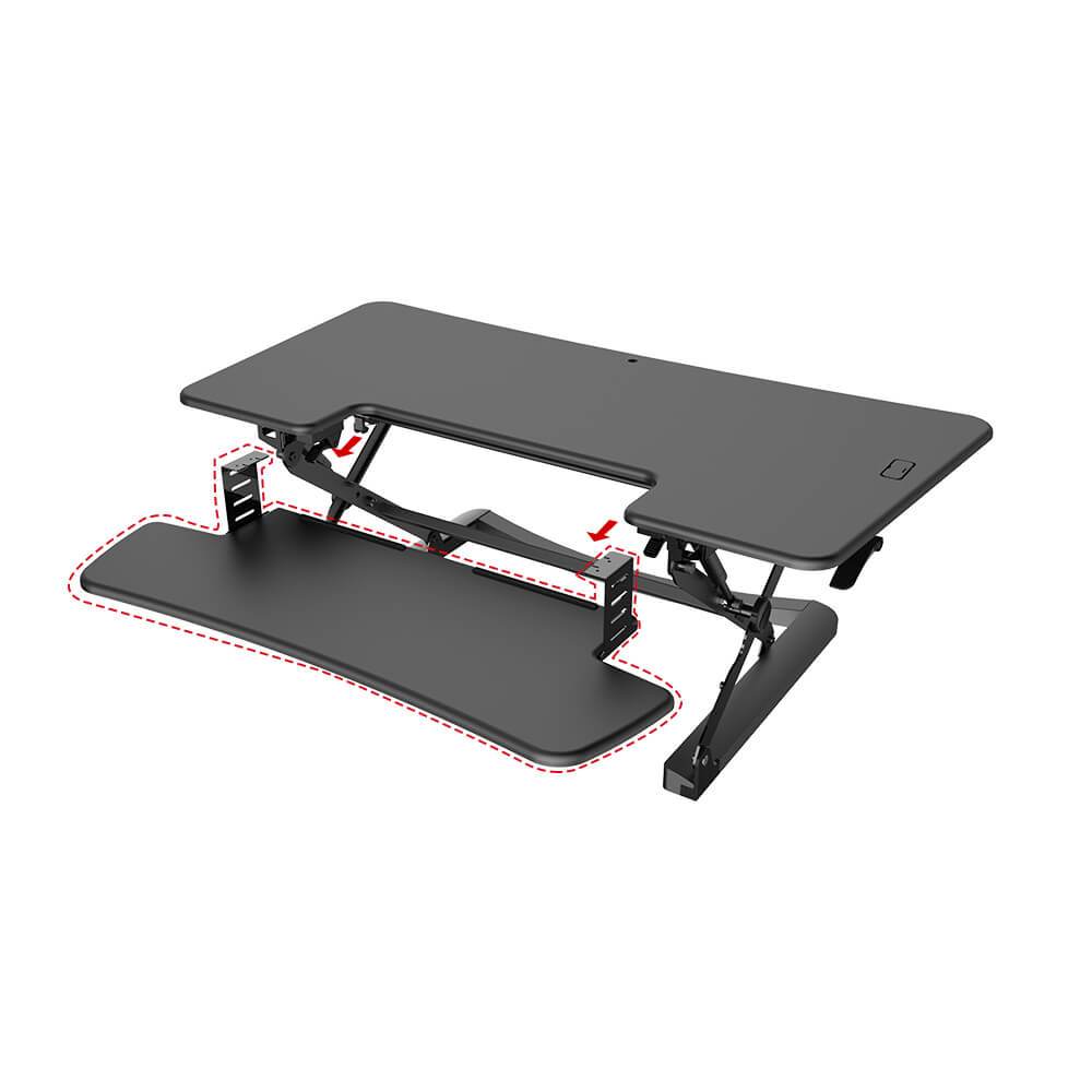 Ergonomic Desk 48″ | Adjustable Sit-Stand Converter Riser - Sit Healthier