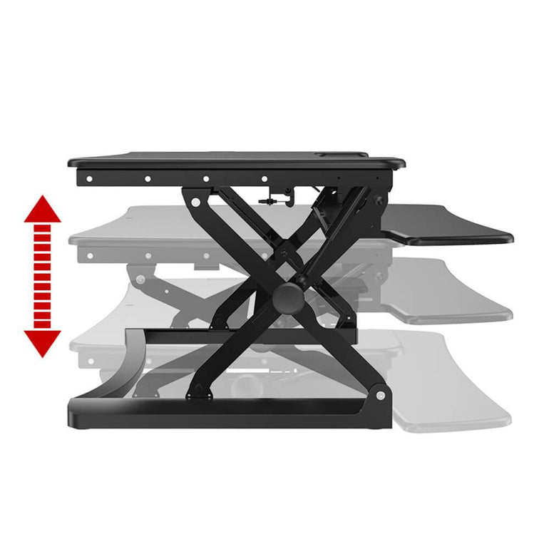 Ergonomic Desk 48″ | Adjustable Sit-Stand Converter Riser - Sit Healthier