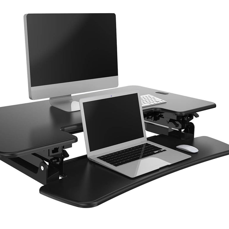 Ergonomic Desk 48″ | Adjustable Sit-Stand Converter Riser - Sit Healthier