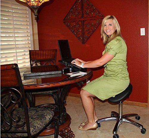 Ergonomic MultiFuction English Saddle Stool or Chair for BetterPosture - Sit Healthier