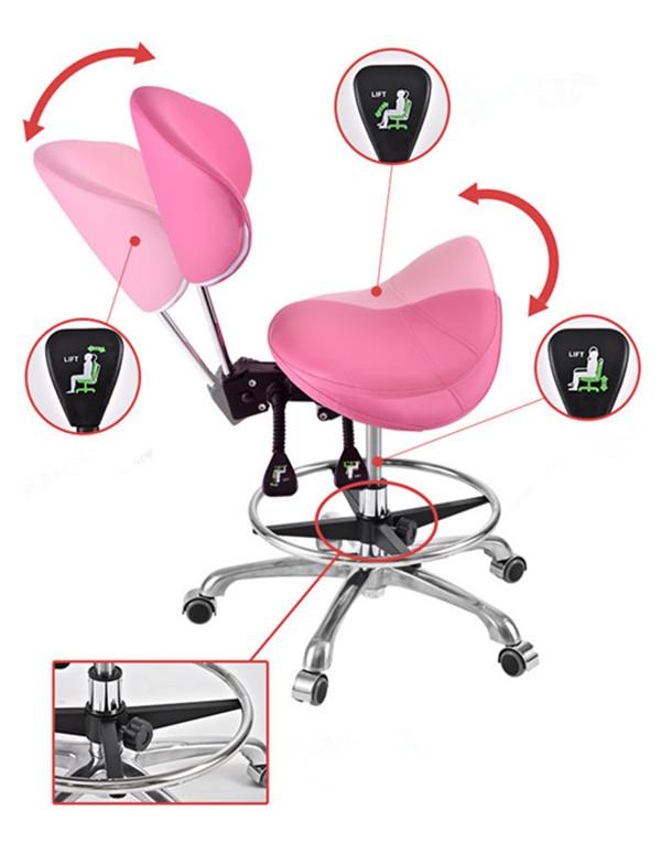 Ergonomic Saddle Seat for Medical & Dental Use - Sit Healthier