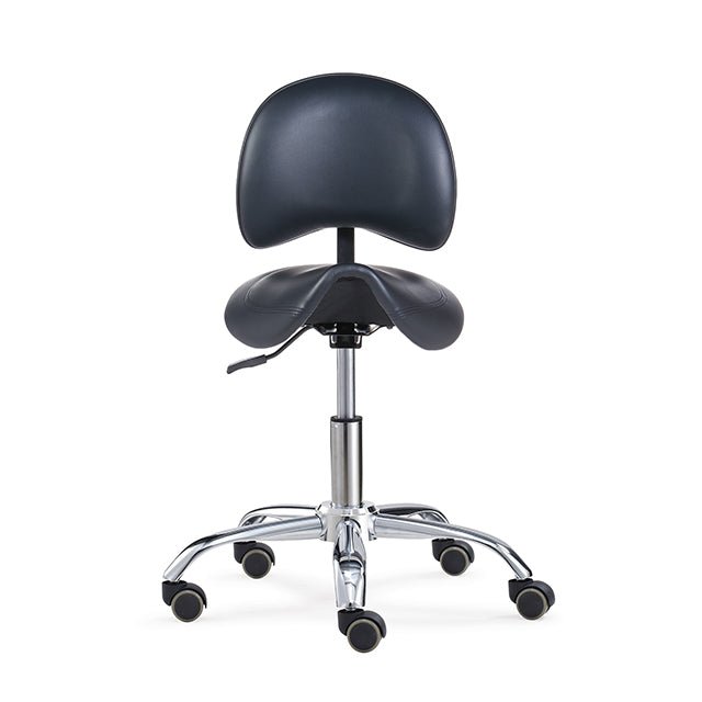 Ergonomic Saddle Stool With Backrest for Correct Posture - Sit Healthier