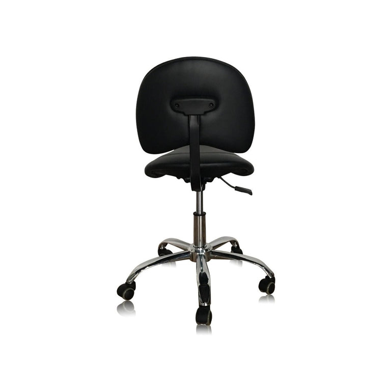 Ergonomic Saddle Stool With Backrest for Correct Posture - Sit Healthier
