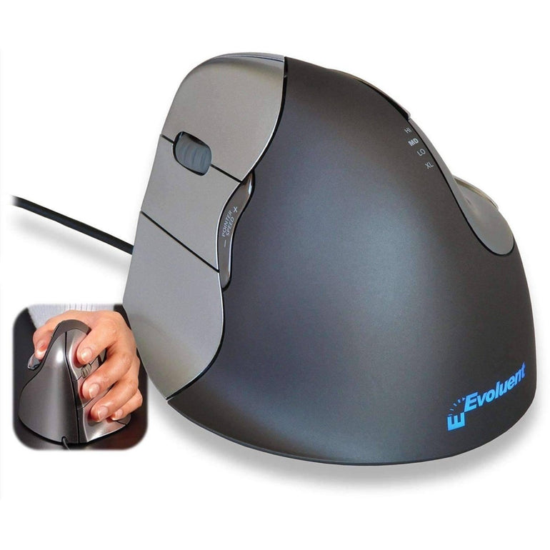 Evoluent Vertical Ergonomic Mouse 4 Left; VM4L - Sit Healthier