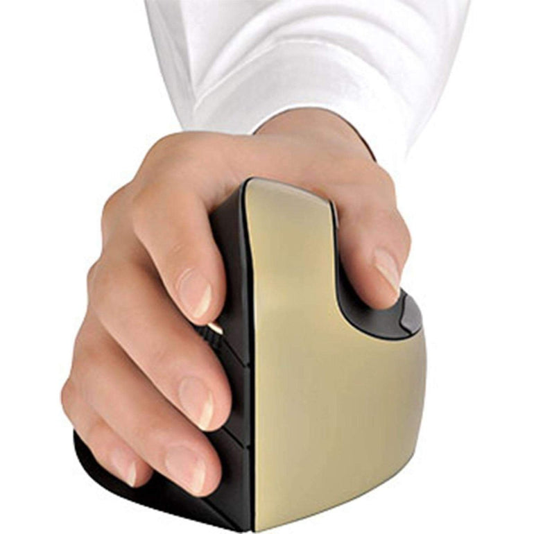 Evoluent Vertical Ergonomic Mouse C Right Wireless Gold; VMCRWG - Sit Healthier