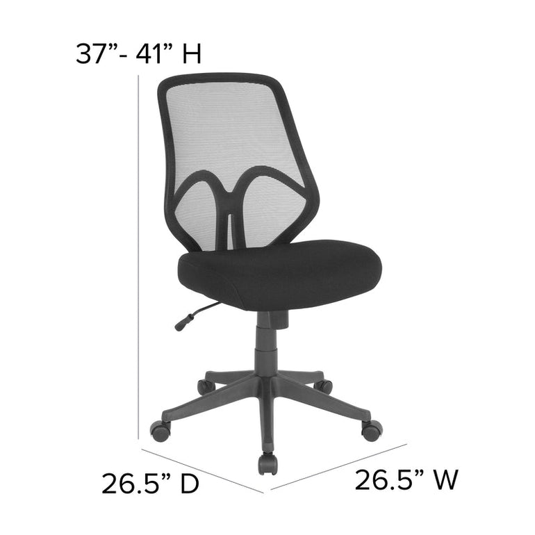 High Back Black Mesh Office Chair - Sit Healthier