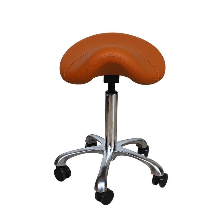 Hydraulic Saddle Rolling Ergonomic Medical Stool - Sit Healthier