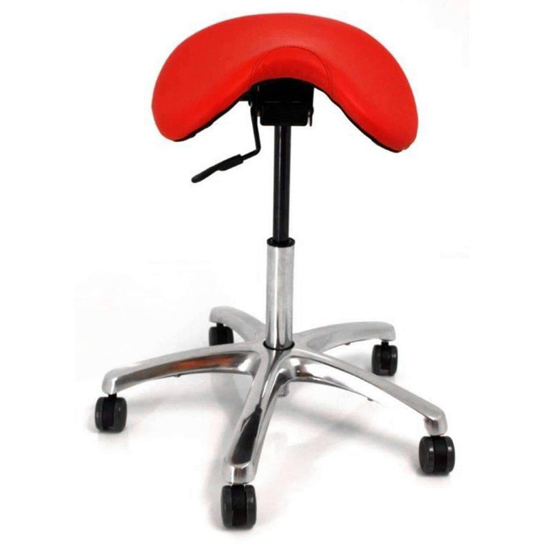 Jobri BetterPosture Ergonomic Saddle Chair for Office and Medical (RED) - Sit Healthier
