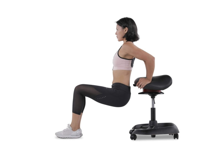 Multifunctional Saddle Stool for Work, Meditation, and Core Exercise - Sit Healthier