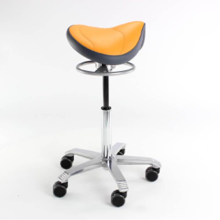 Narrower Seat 360° Dynamic Motion Ergonomic Saddle Stool Holland Made - Sit Healthier