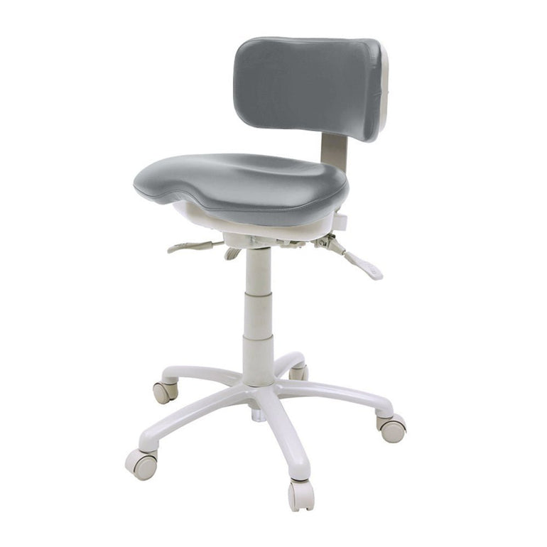 Premium Ergonomic Dental Operator Waterfall-Style Seat Stools US Made - Sit Healthier