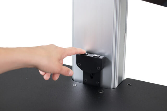 High Rise™ Electric Ergonomic Dual Monitor Standing Desk Converter | SitHealthier