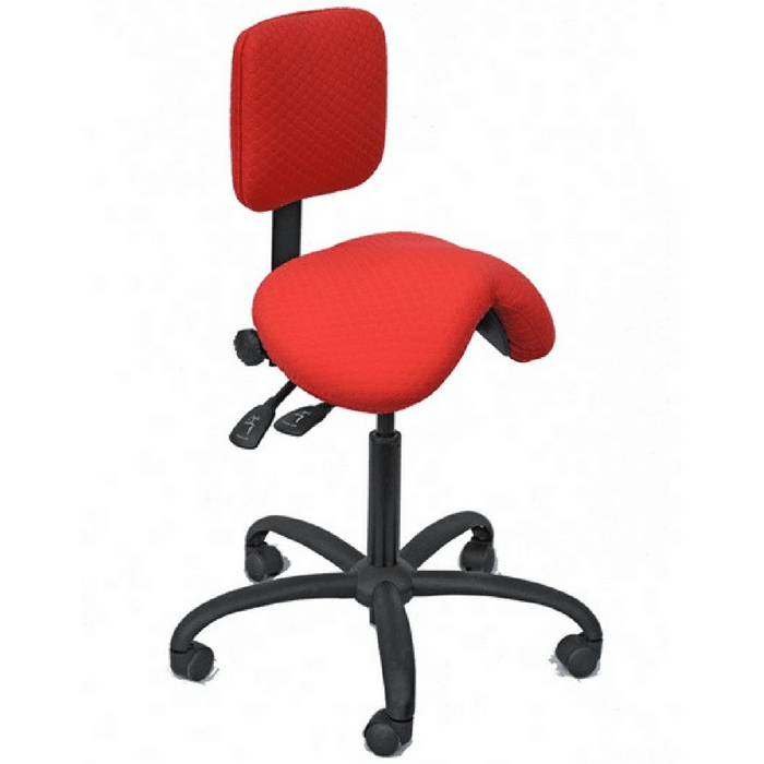 Professional Premium Quality Saddle Chair with Low Backrest by SomaErgo - Sit Healthier