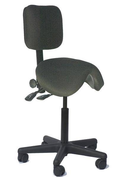 Professional Premium Quality Saddle Chair with Low Backrest by SomaErgo - Sit Healthier