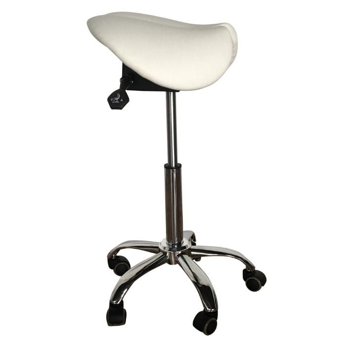 Saddle Style Split Seat Ergonomic Saddle Chair or Stool - ORANGE - Sit Healthier