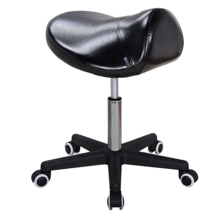 Hydraulic Ergonomic Swivel Saddle Stool | sit healthier