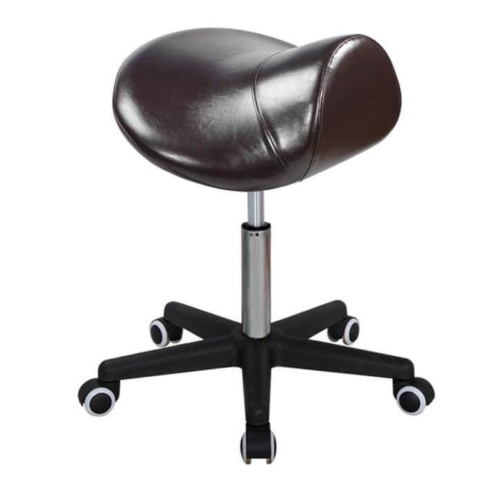 Hydraulic Ergonomic Swivel Saddle Stool | sit healthier