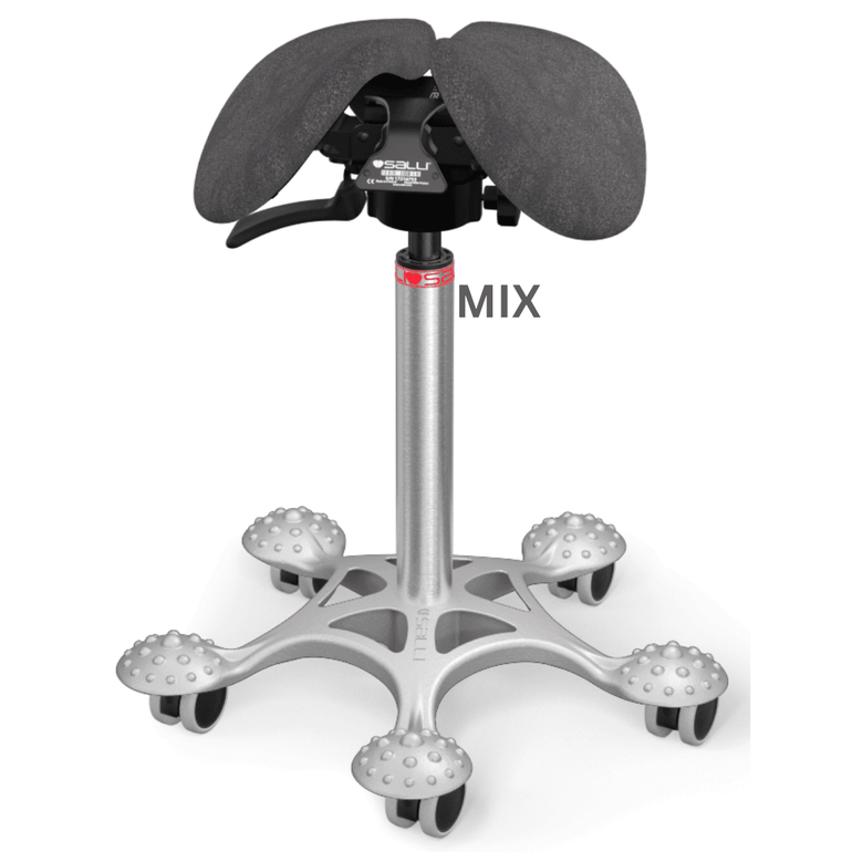 Salli MultiAdjuster Saddle Chair with Adjustable Seat Width - Sit Healthier