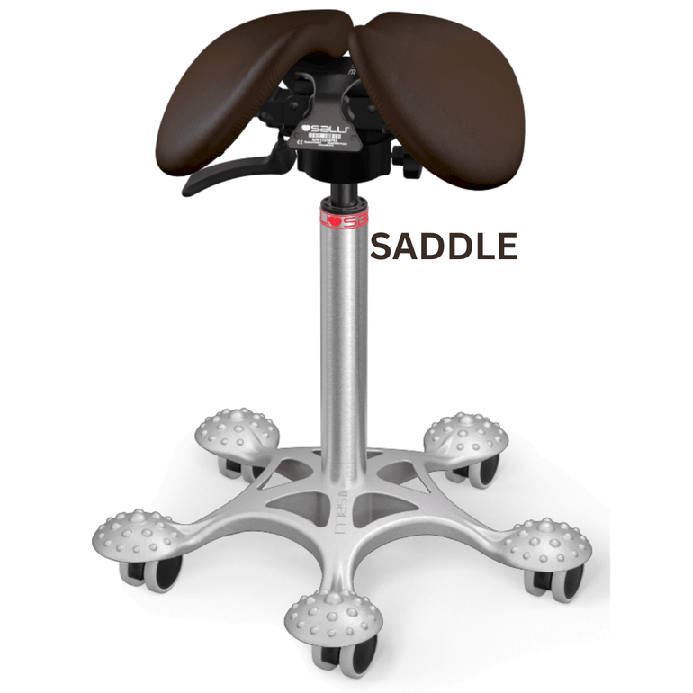 Salli MultiAdjuster Saddle Chair with Adjustable Seat Width - Sit Healthier