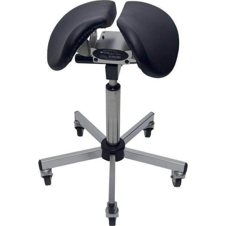 Salli Stainless Ergonomic Saddle Chair or Stool | SitHealthier.com