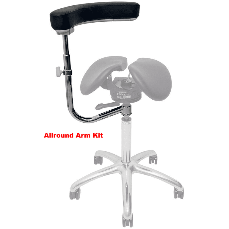 Salli SMALL-MultiAdjuster Saddle Chair with Narrower & Adjustable Seat Width - Sit Healthier