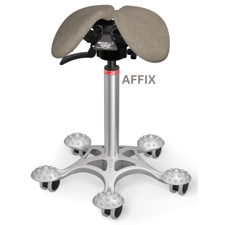 Salli SMALL-MultiAdjuster Saddle Chair with Narrower & Adjustable Seat Width - Sit Healthier