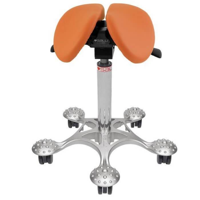 Salli SMALL-MultiAdjuster Saddle Chair with Narrower & Adjustable Seat Width - Sit Healthier