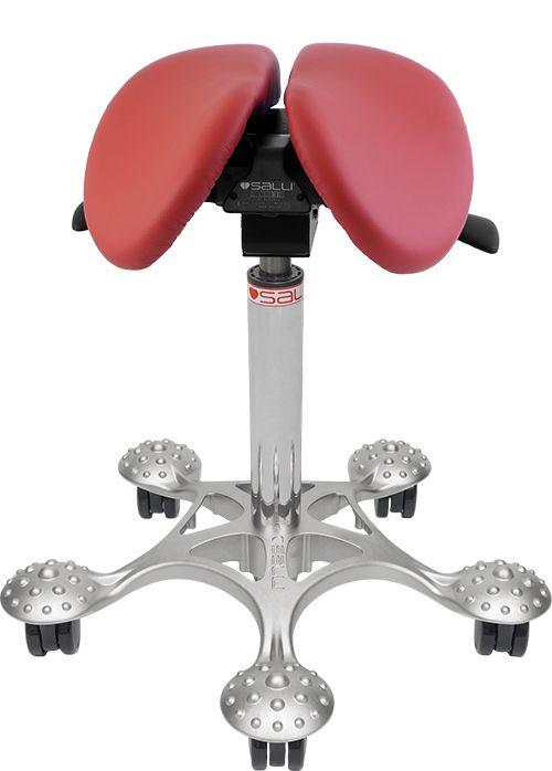 Salli SMALL-MultiAdjuster Saddle Chair with Narrower & Adjustable Seat Width - Sit Healthier