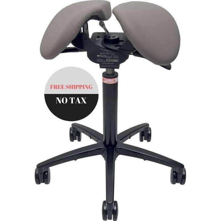 Salli SMALL-MultiAdjuster Saddle Chair with Narrower & Adjustable Seat Width - Sit Healthier