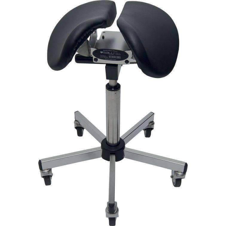 Salli Stainless Ergonomic Saddle Chair or Stool - Sit Healthier