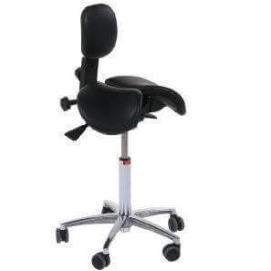 Salli Twin Ergonomic Two Part Saddle Chair or Stool - Sit Healthier