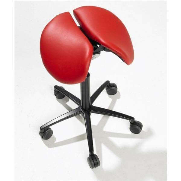 Salli Twin Ergonomic Two Part Saddle Chair or Stool - Sit Healthier