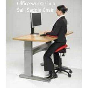 Salli Light Swing Ergonomic Saddle Chair | SitHealthier.com