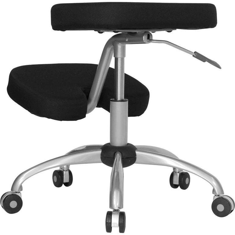 Sit Healthier Ergonomic Kneeling Chair Silver Powder Coated Frame - Sit Healthier